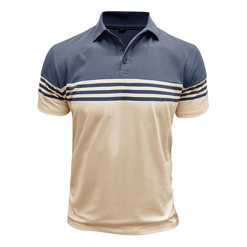 Joe | Men's Color Block Short Sleeve Polo Shirt